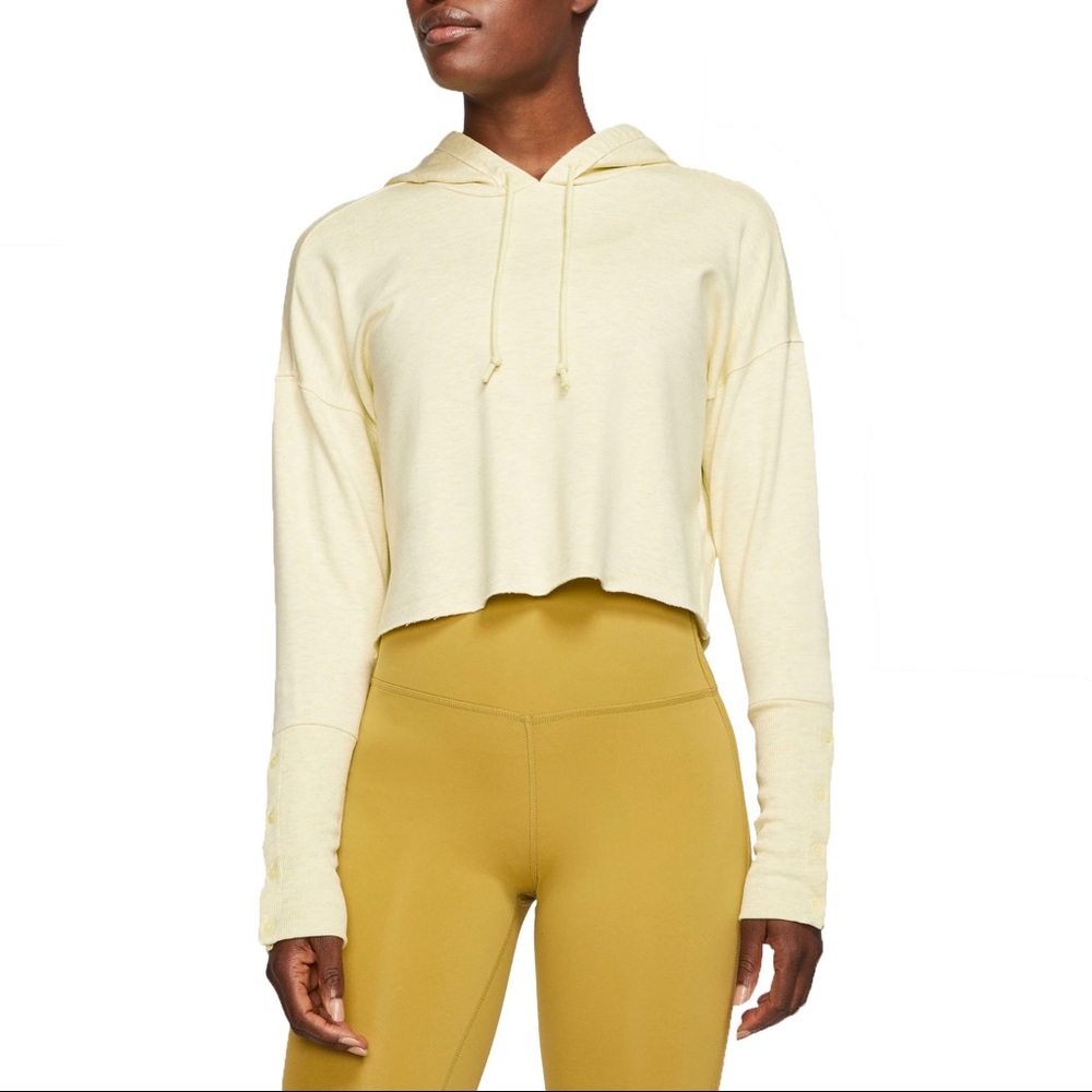 Nike Cropped Luxe Yoga Training Hoodie